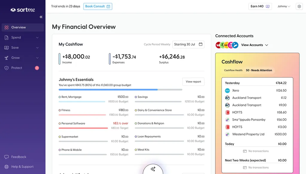 The SortMe desktop app